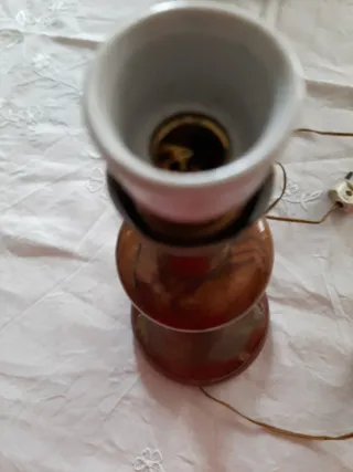 Lampada da tavolo onice martone striato