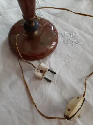 Lampada da tavolo onice martone striato