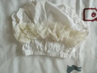 Cubrepañal blanco bebé