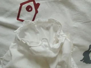 Cubrepañal blanco bebé