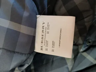 Abrigo Parka Burberry Azul Marino