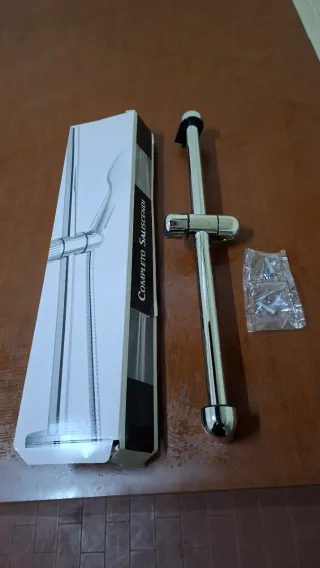 Completo Saliscendi Doccia Metallo e Plastica