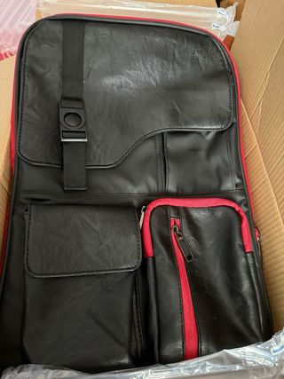 Mochila ZINZ Negra y Roja para Portátil