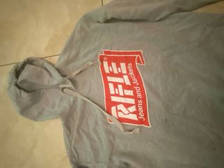 Felpa Rifle Grigia con Cappuccio