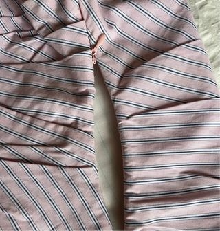 Top bandeau Zara rayas rosas