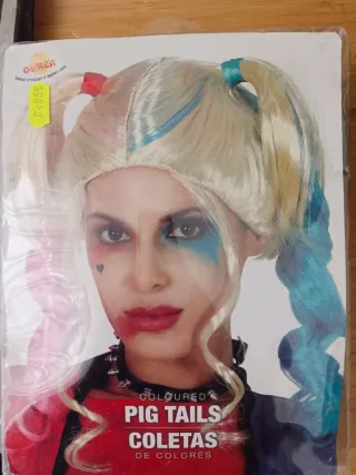 Disfraz Harley Quinn y peluca. Casi nuevo.