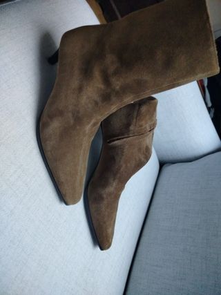 Botines serraje Zara Talla 38