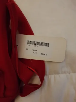 Vestido de fiesta rojo