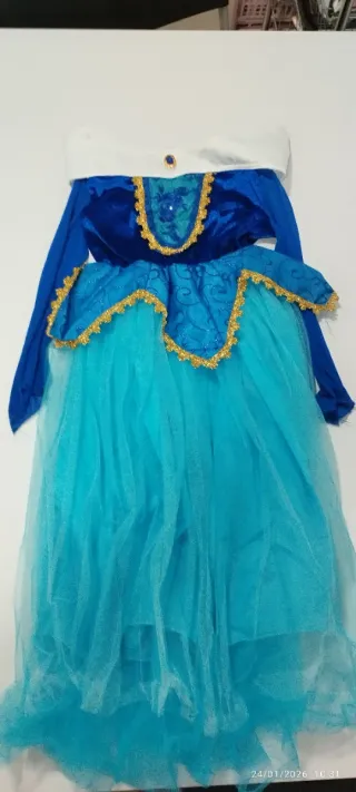 Disfraz Princesa Azul Talla 7-8
