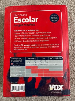 Diccionario Escolar de la Lengua Española (Span...