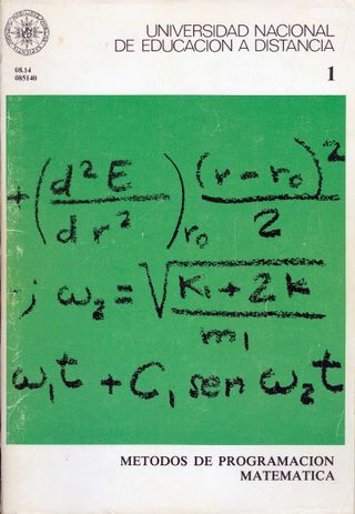 Métodos de programación matemática. UNED
