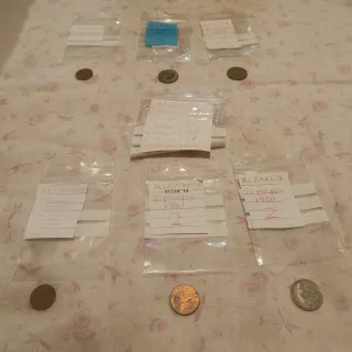 Lote de monedas alemanas antiguas