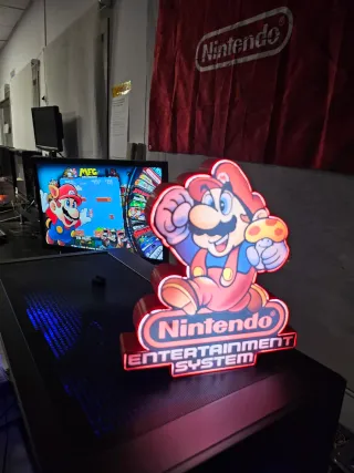 Lámpara LED Super Mario Bros NES