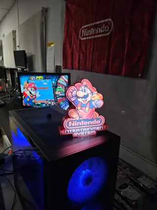 Lámpara LED Super Mario Bros NES