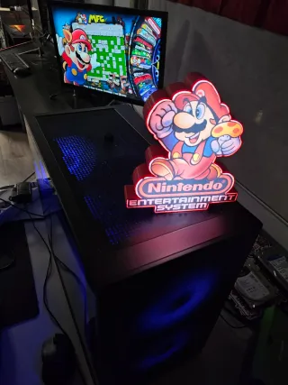 Lámpara LED Super Mario Bros NES