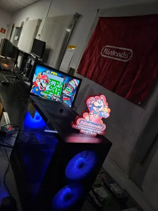 Lámpara LED Super Mario Bros NES