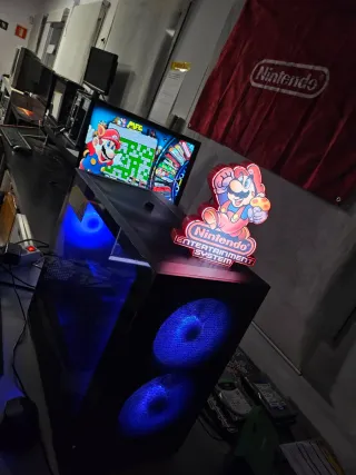 Lámpara LED Super Mario Bros NES