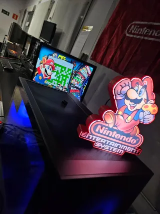 Lámpara LED Super Mario Bros NES