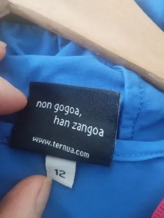 Chaqueta Ternua 12 años azul