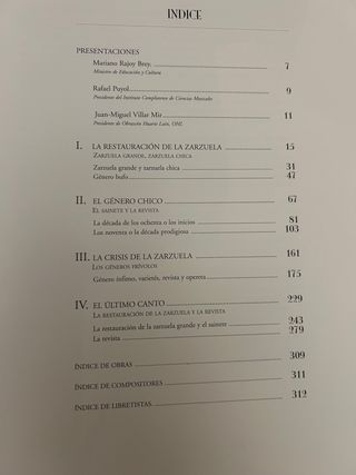 Colección completa Historia Gráfica Zarzuela 3 vol