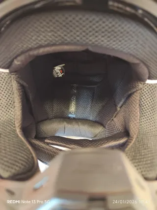 Casco moto Airoh Commander Boost Rojo Brillo T-M