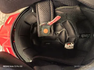 Casco moto Airoh Commander Boost Rojo Brillo T-M