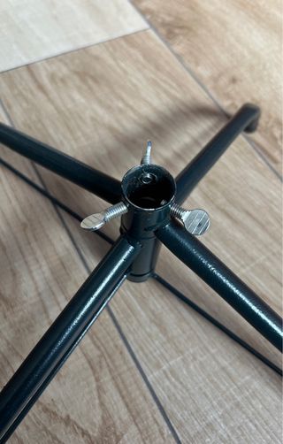 Base árbol navidad 40cm metal verde