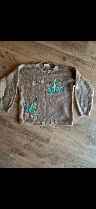 Maglione Vintage Beige Taglia L/XL