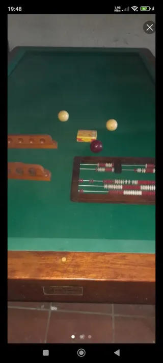 Mesa de billar español
