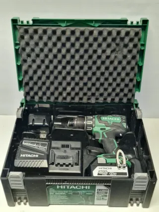 Taladro Hitachi DV 18DBSL con maletín