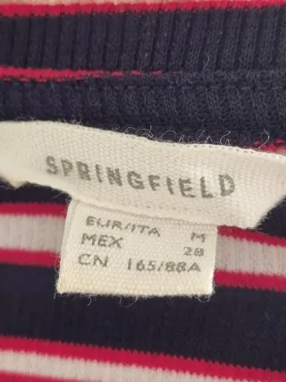 Camiseta Springfield rayas manga larga