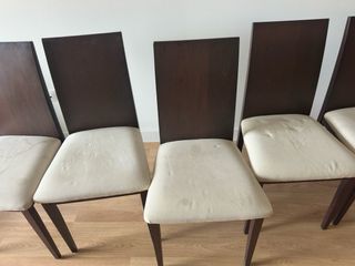 Juego de 5 sillas de comedor