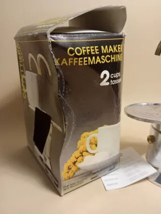 BIALETTI MINI EXPRESS Vintage 2 TAZZE con Scatola