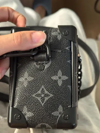 Bolso Mini Soft Trunk Louis Vuitton Negro/Gris