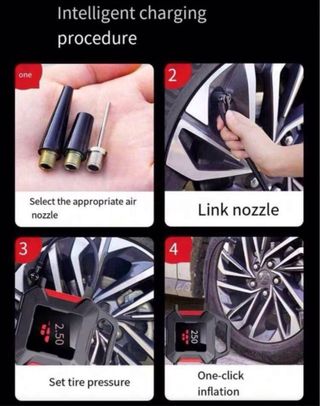 Arrancador Batería + Compresor Aire 39800mAh NUEVO