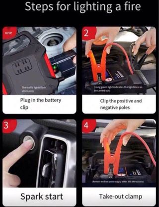 Arrancador Batería + Compresor Aire 39800mAh NUEVO