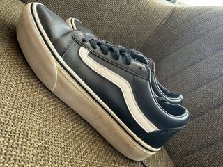 Zapatillas Vans Piel Negra