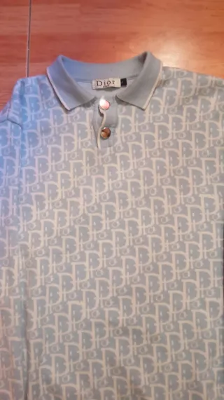 Sudadera Dior Monogram Gris y Azul