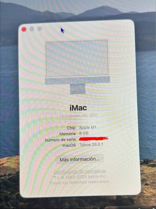 iMac 24 M1 8GB RAM 256GB SSD