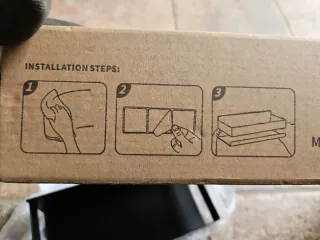 Estantería metálica negra