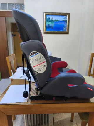 Silla Coche Isofix Vivitta Roja y gris