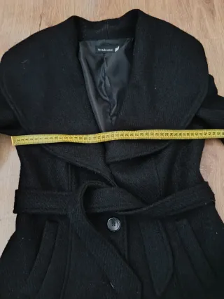 Chaquetón New Saks Women Talla 38 Negro