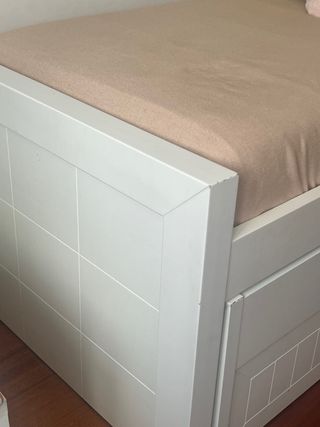 Cama nido triple con 2 cajones grandes