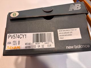 New Balance Giallo Senape Misura 32