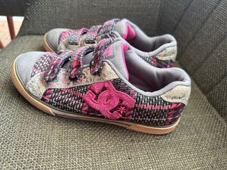 Zapatillas DC Shoes Grises y Rosas
