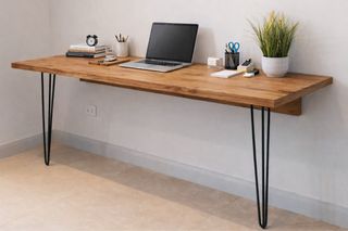 Patas Horquilla Metal Negro (2uds)