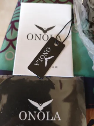 Reloj Lujo Onola Hombre Dorado Bisel Diamantes