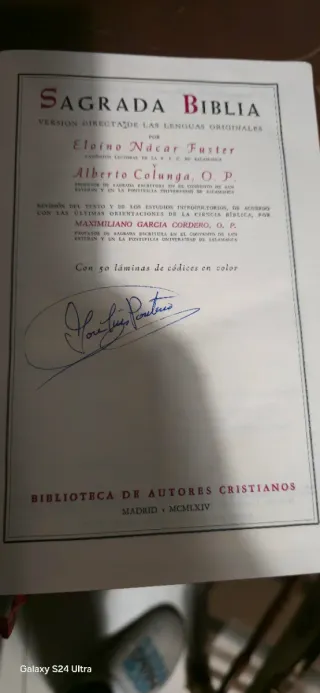 La sagrada biblia