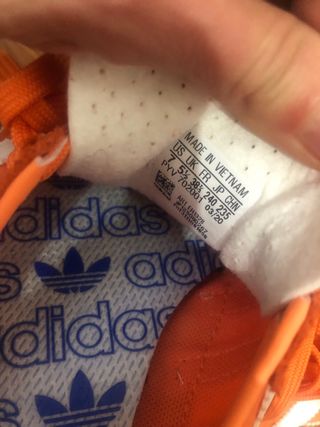 Adidas Bambas Naranja y Blanco