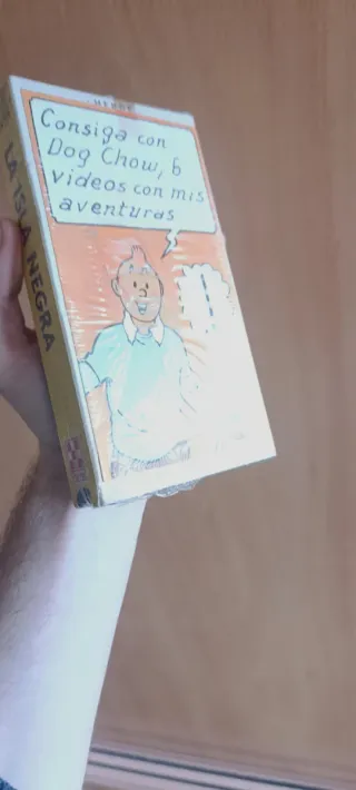 VHS Tintin La Isla Negra Precintada